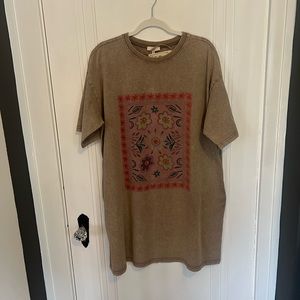 NWT Boho Tshirt Dress